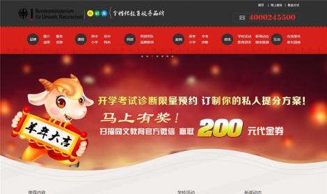 教育培訓學校(xiào)類企業(yè)網站(zhàn)