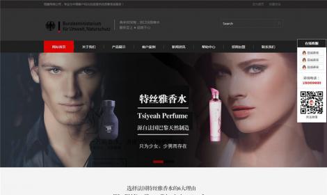 化(huà)妝品類企業(yè)網站(zhàn)