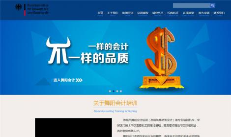 515藍(lán)色會(huì)計(jì)培訓機(jī)構學校(xiào)網站(zhàn)恒峰模闆